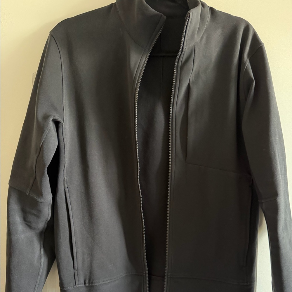 Lululemon Mens Sojourn Jacket Black Size S Broken Zipper